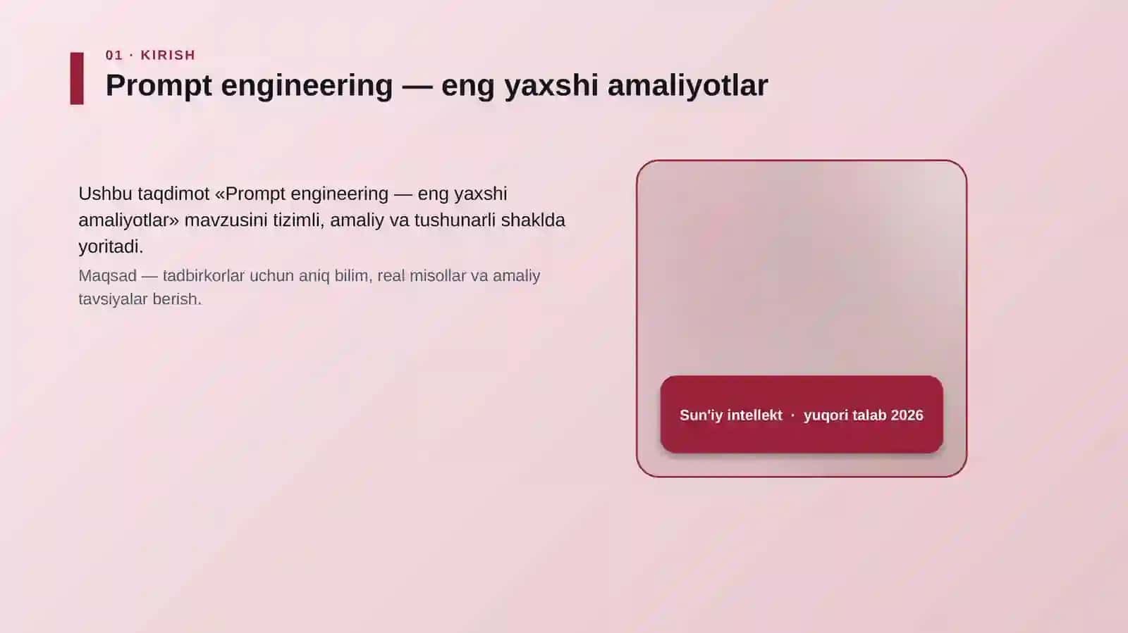 Prompt engineering — eng yaxshi amaliyotlar 4