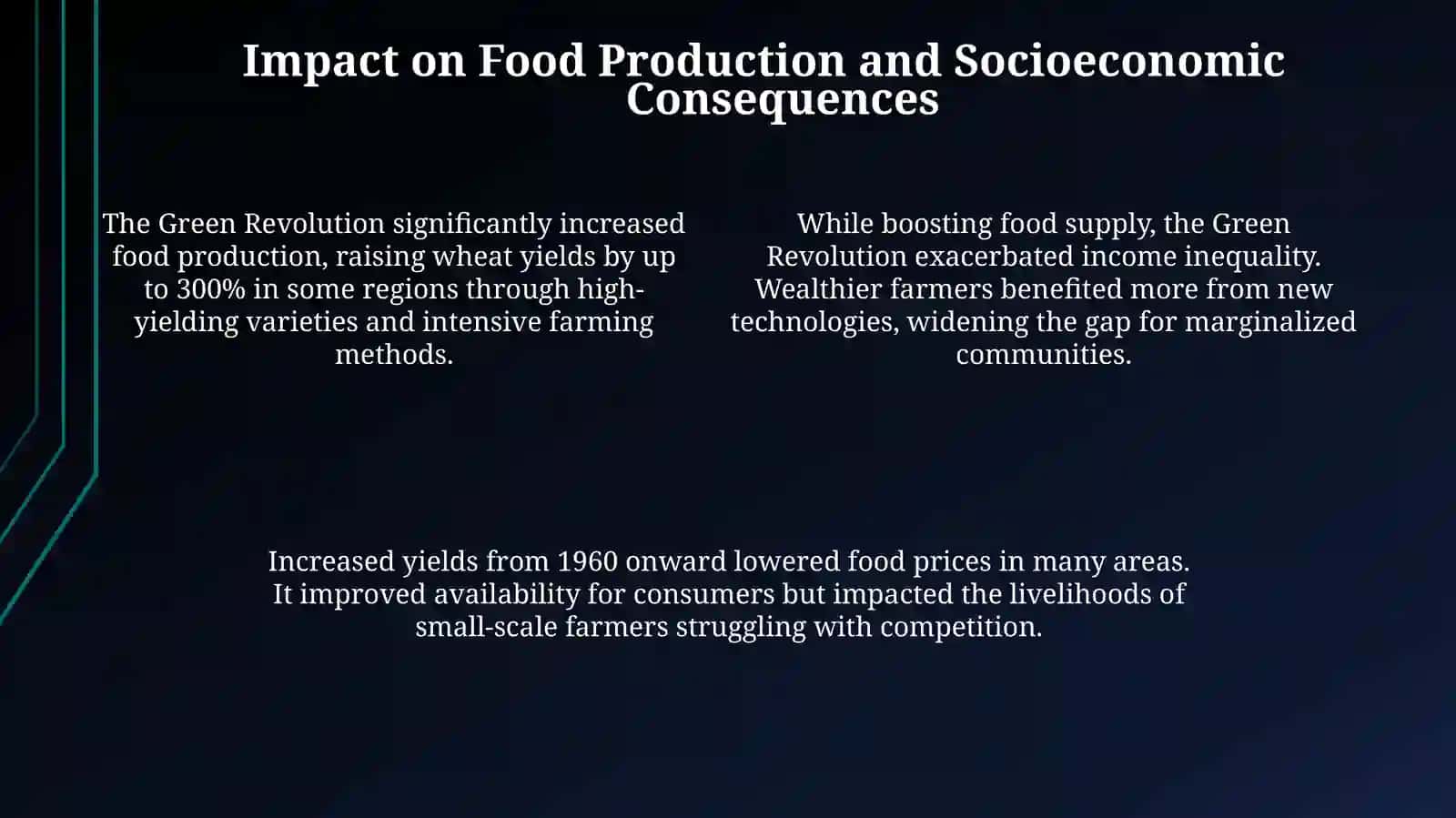 The Green Revolution: Transforming Agriculture and Food Production 4
