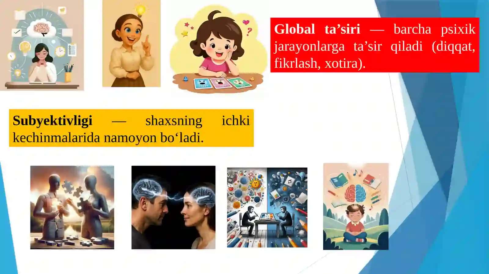 Kayfiyatning umumiy tavsifi va uning tuzulish 4