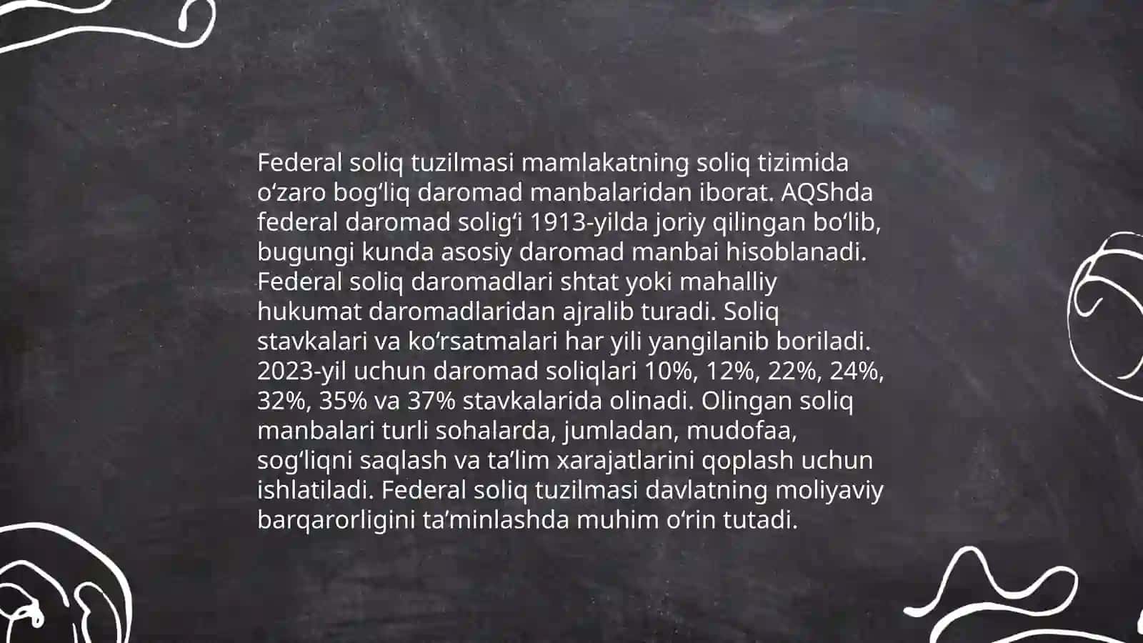Soliq tizimi tarixi AQSHda 4