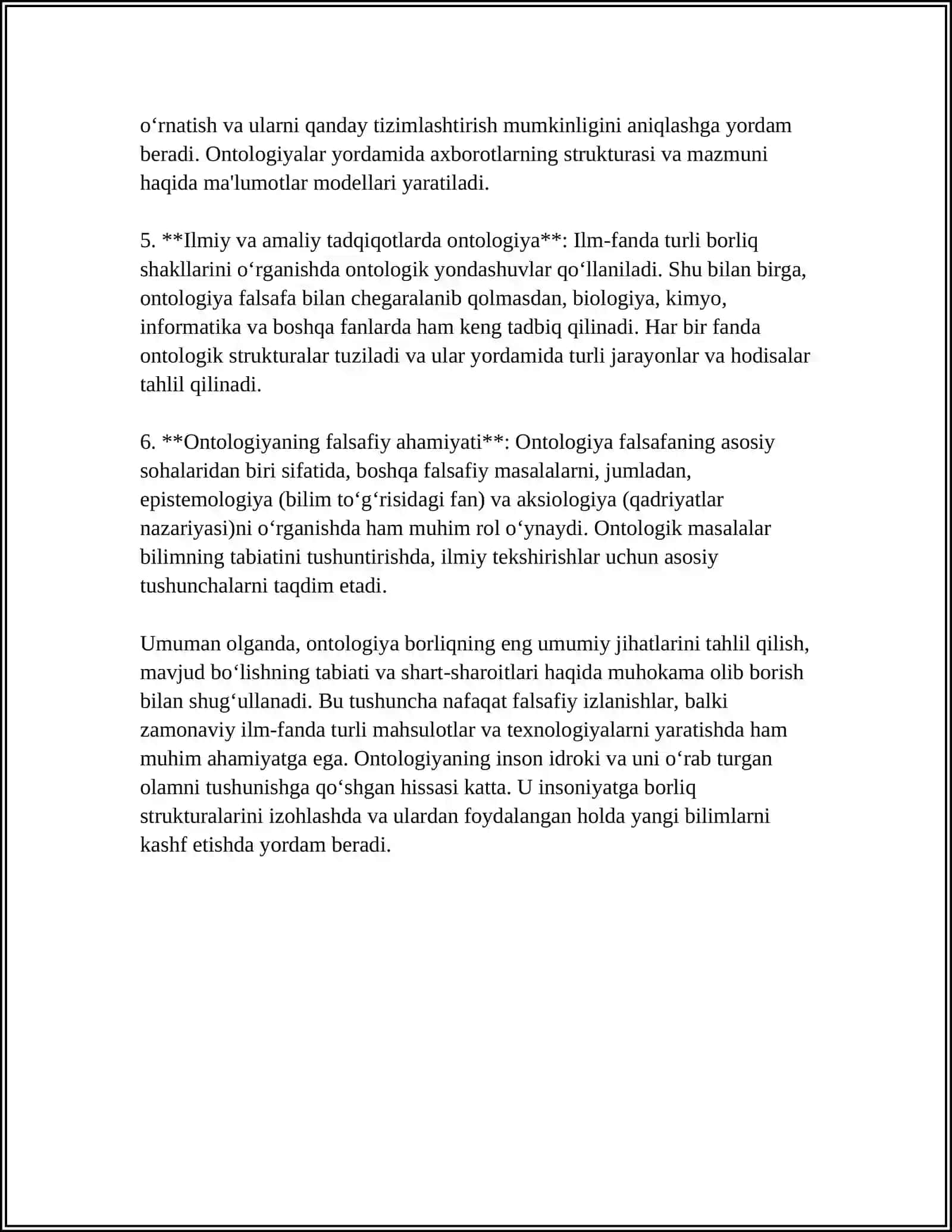 Ontologiyani tushunish 4