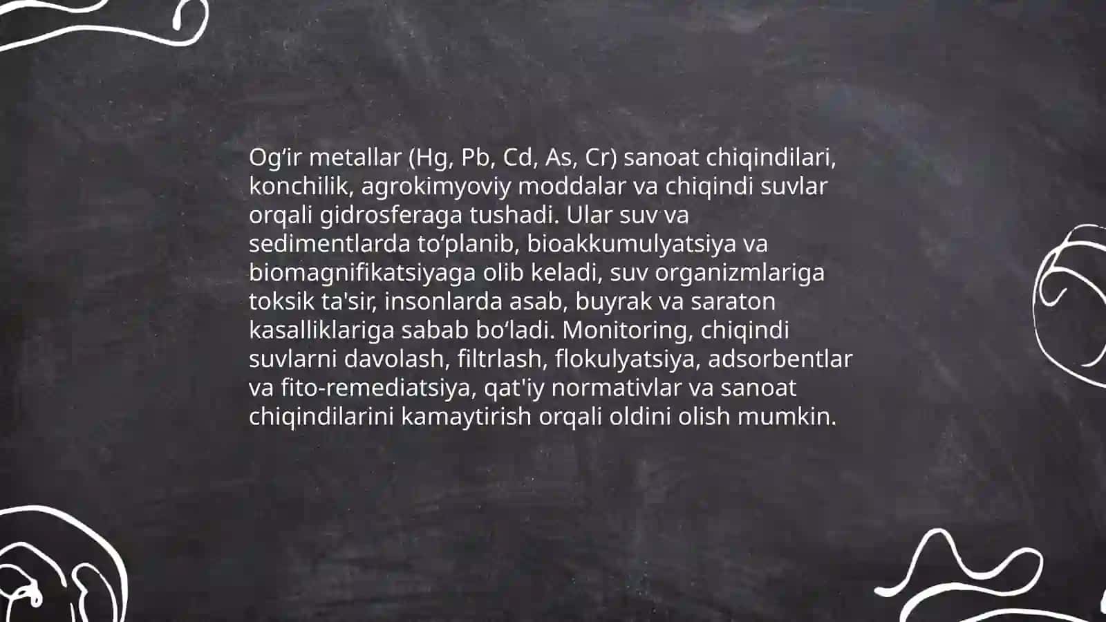 Gidrosferani ifloslanishi va uning oldini olish 4
