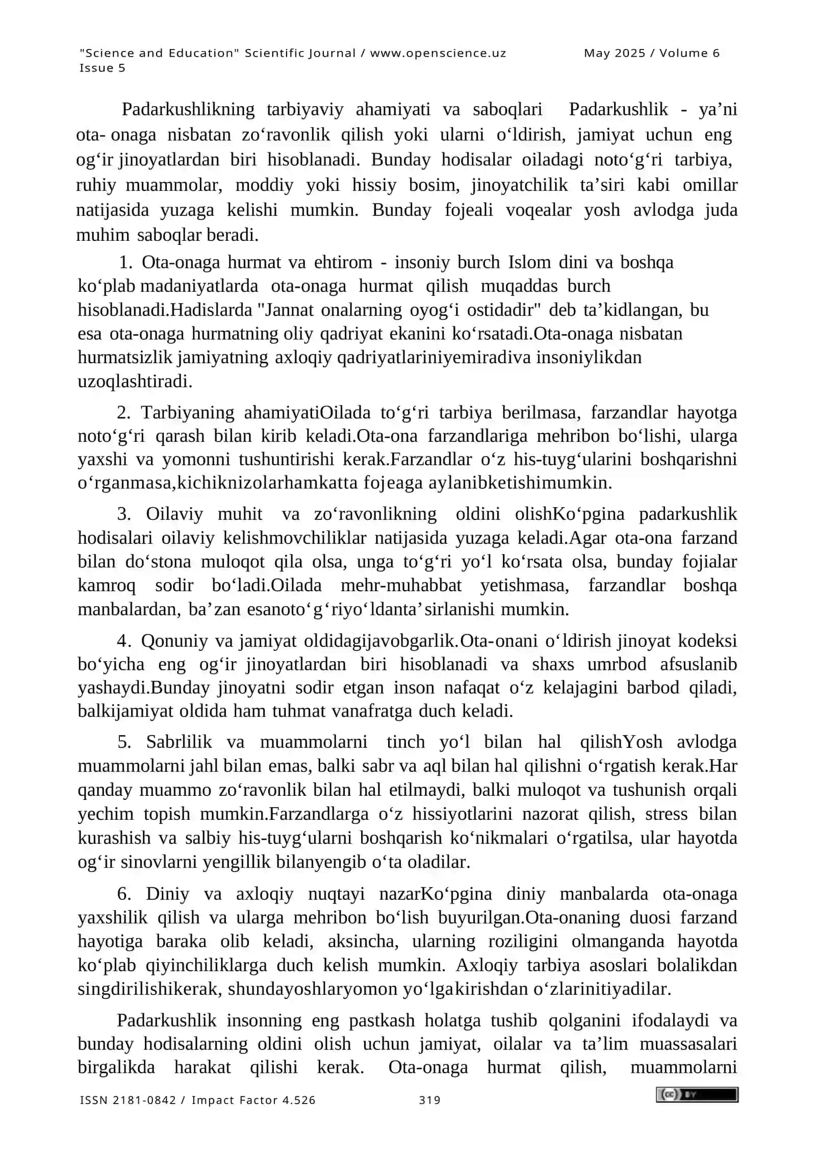 Mahmudxo‘ja Behbudiyning “Padarkush” dramasi 4