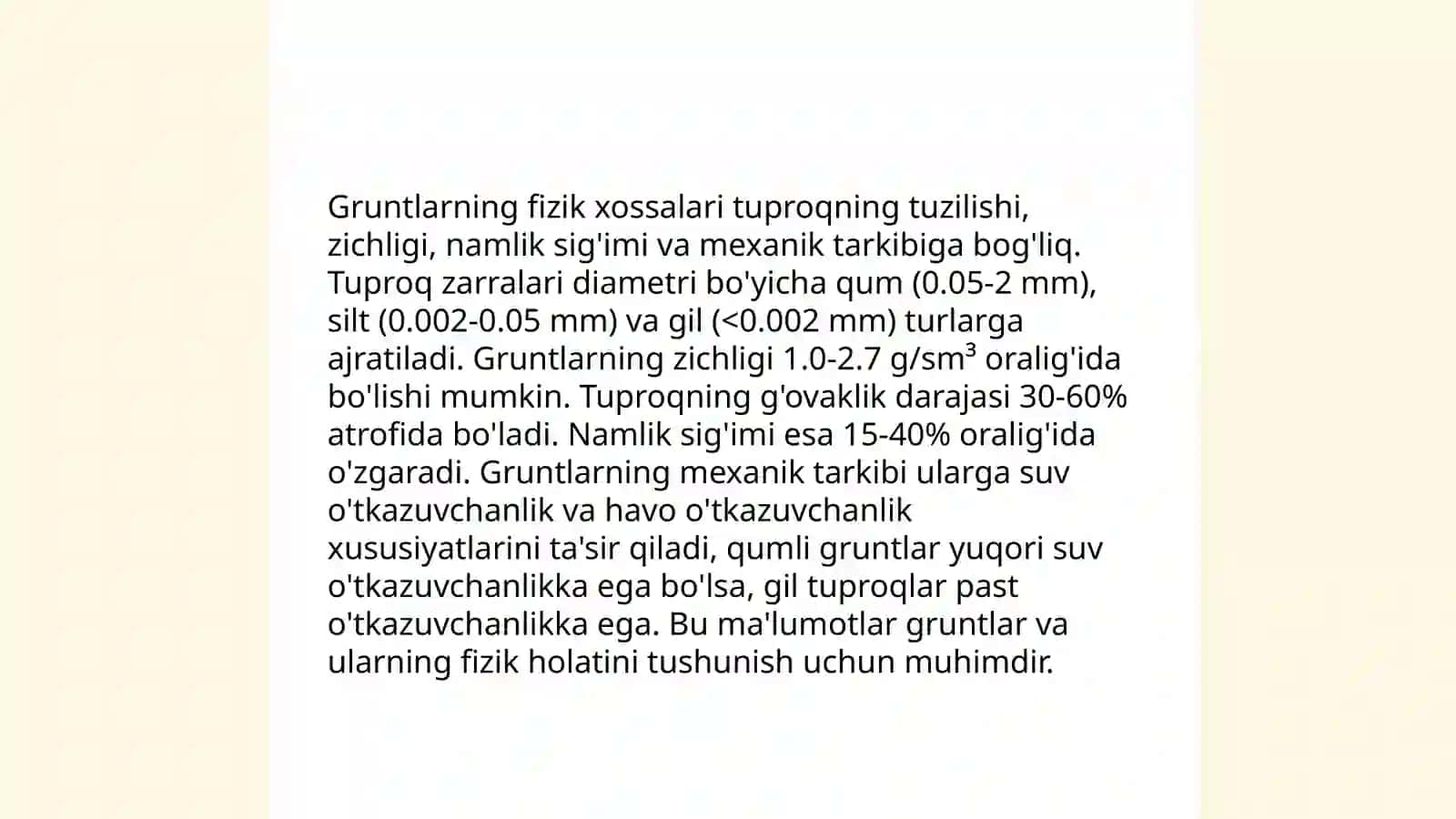 Zamin gruntlarining muvozanat xolati tenglamalari 4