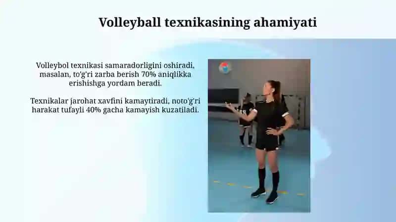 Voleybol oʻyin texnikasiga oʻrgatish 4
