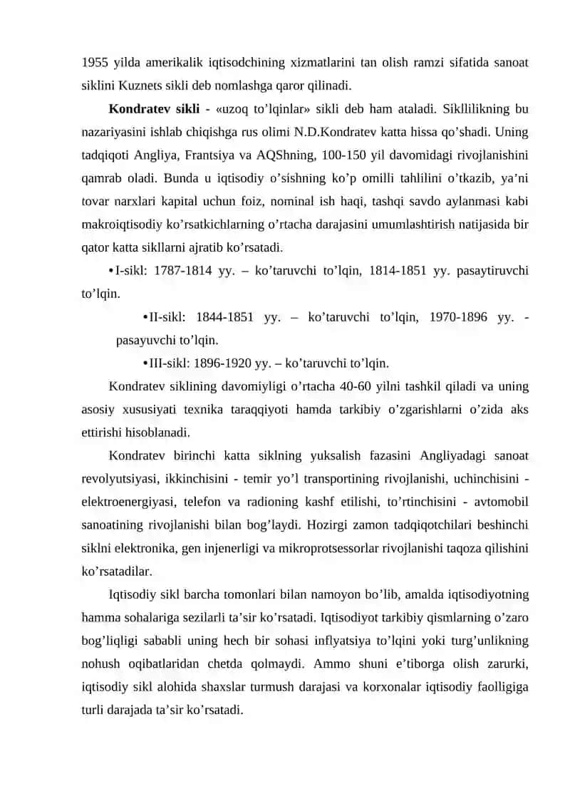 Iqtisodiyotning siklligi va makroiqtisodiy beqarorlik 4