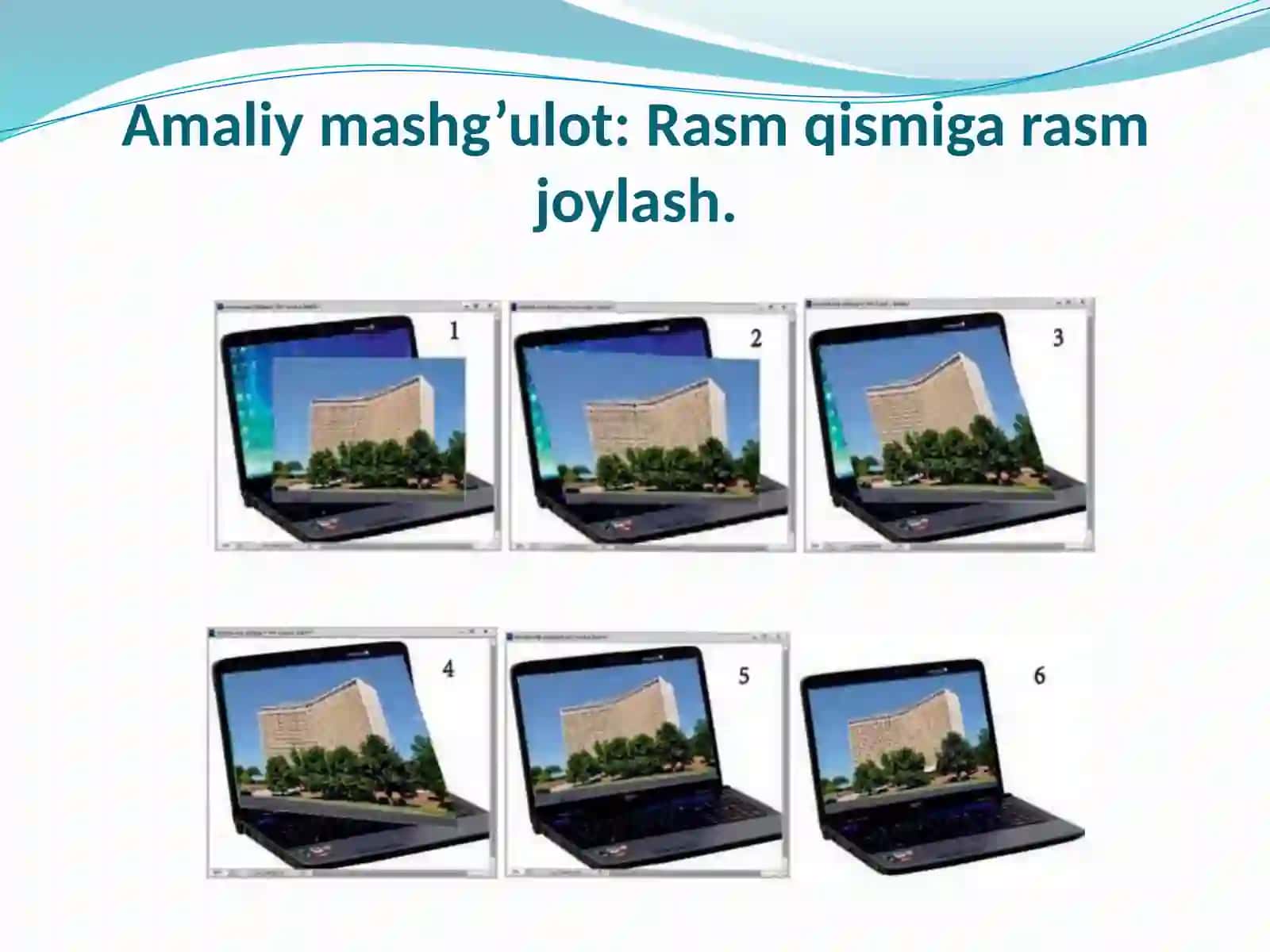 PHOTOSHOPDASLOYLAR BILAN ISHLASH 4