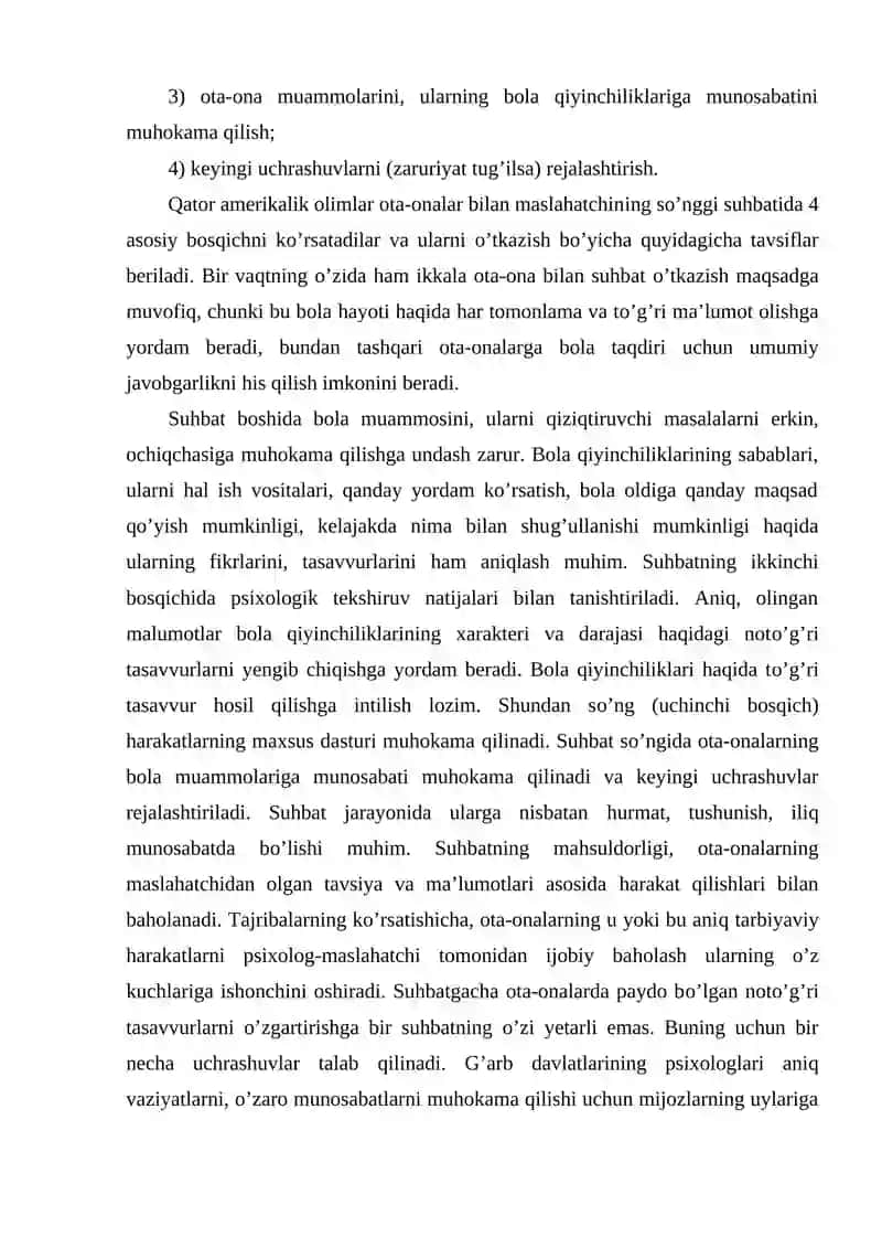 Amaliyotchi psixologning faoliyat sohalar 4