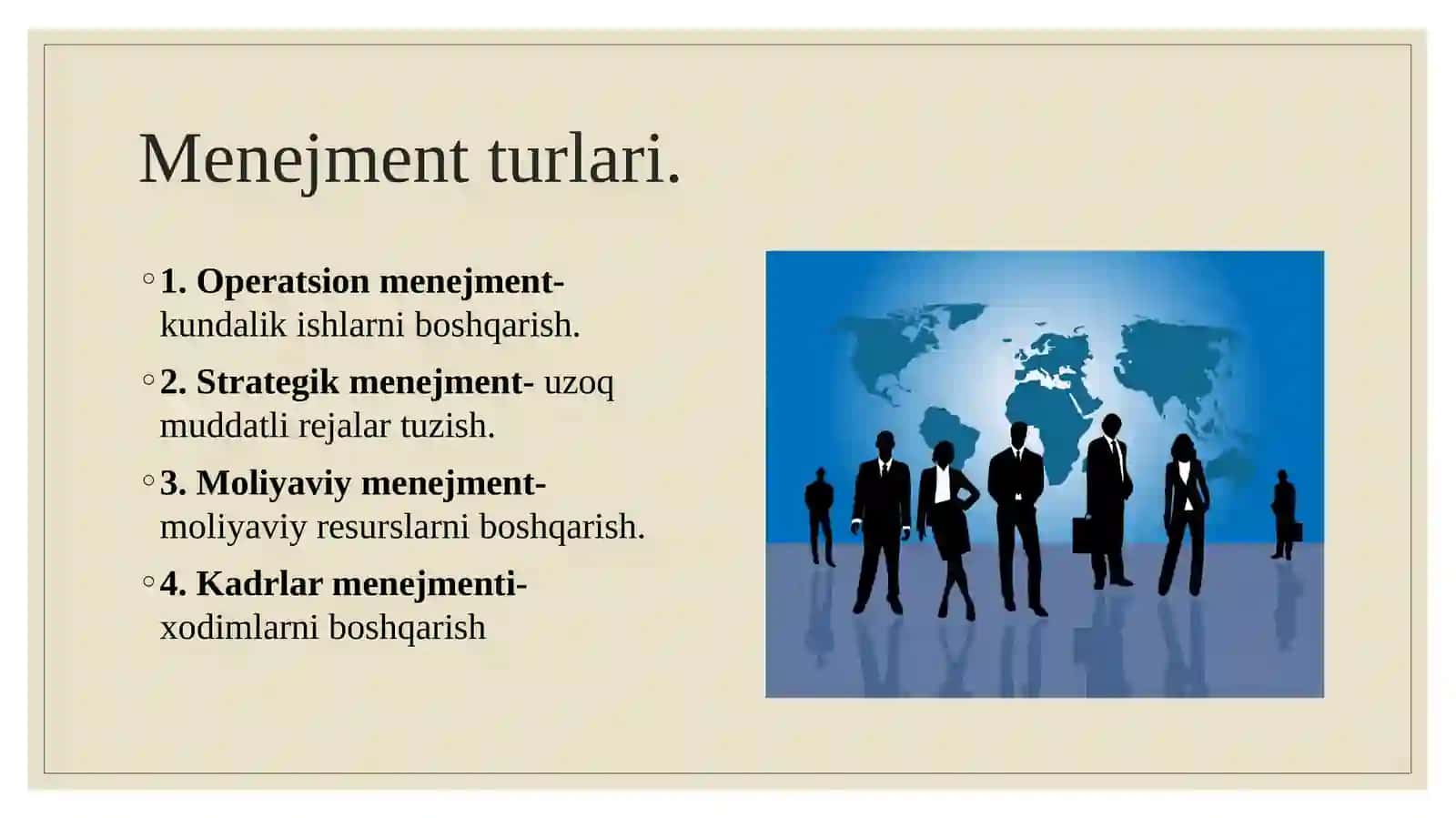 Menejment va Menejer tushunchasi 4
