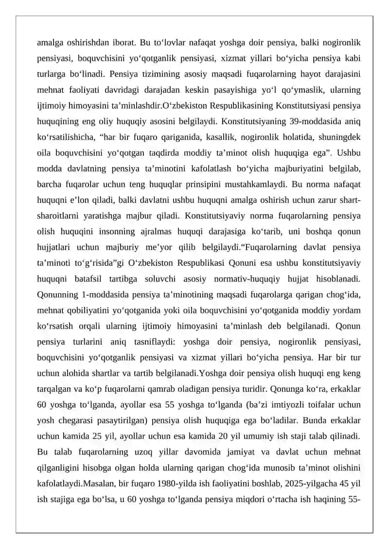 Fuqarolarning pensiya olish huquqi 4