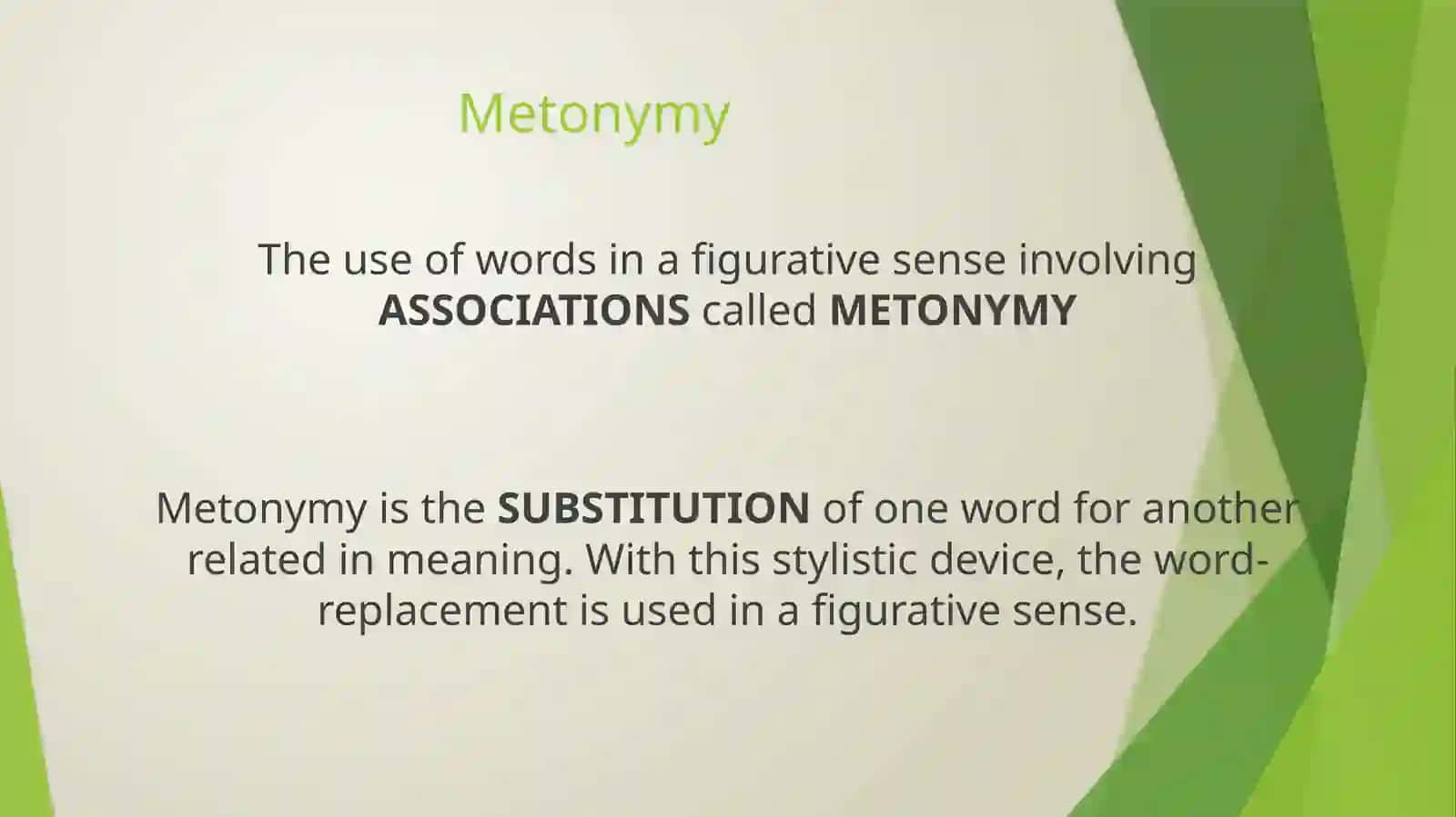Figurative Senses of Lexical Items in Translation 4
