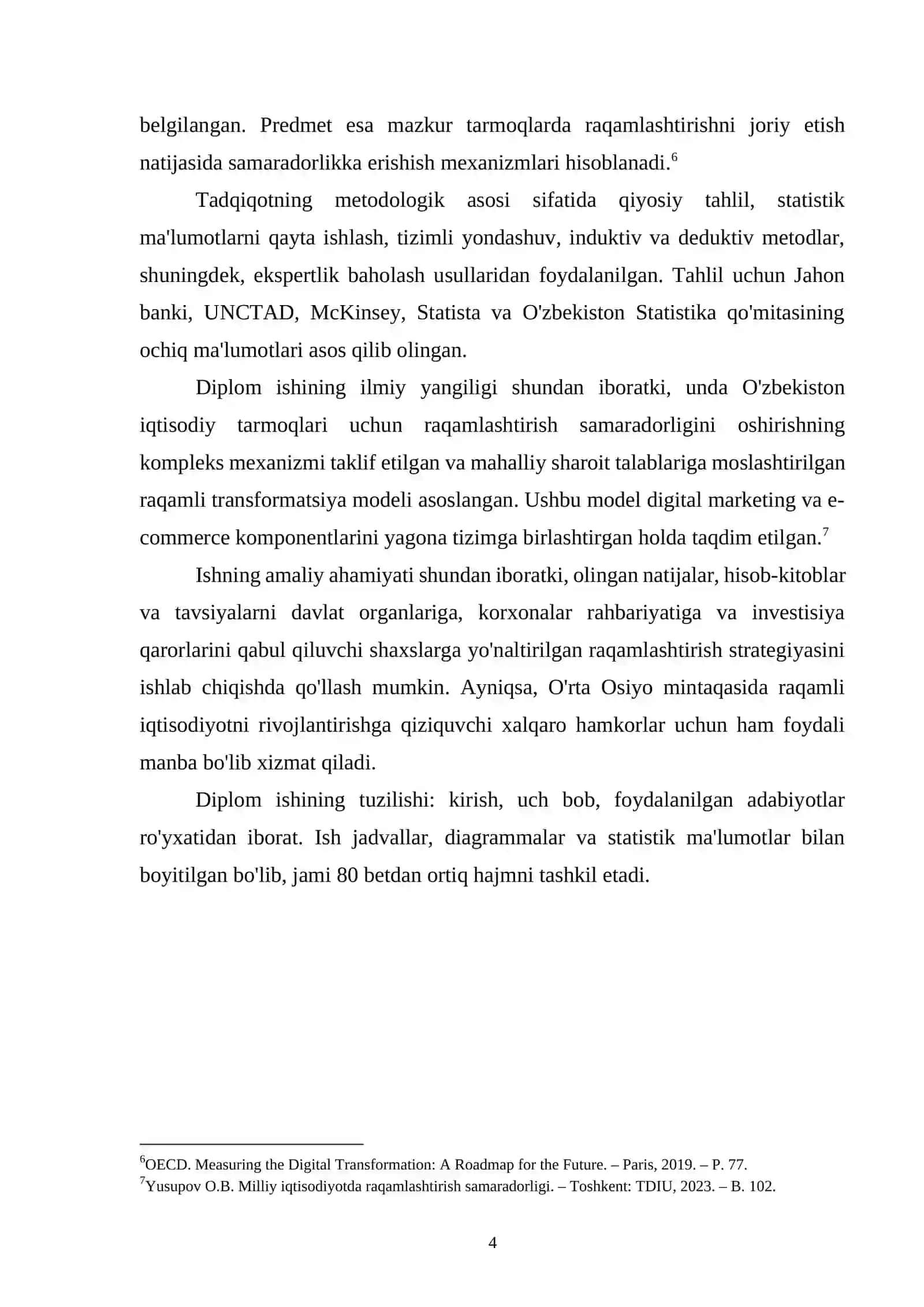 IQTISODIY TARMOQLARNI RAQAMLASHTIRISH ASOSIDA SAMARADORLIGNI OSHIRISH 4
