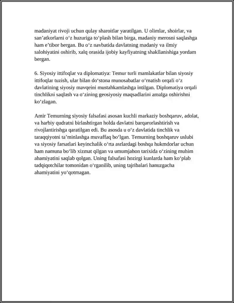AMIR TEMUR FALSAFASI 4