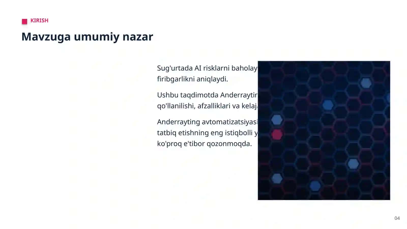 Anderrayting avtomatizatsiyasi: imkoniyat va yechimlar 4