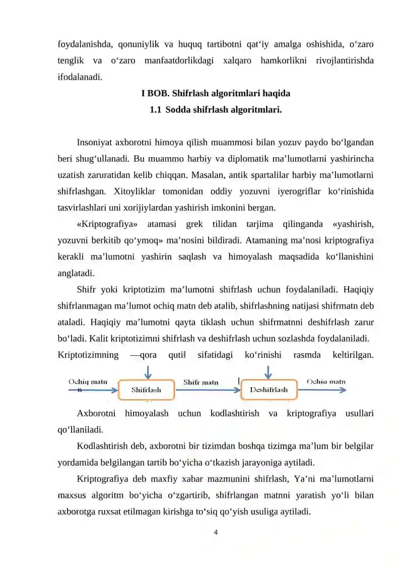 ASSIMMETRIK SHIFRLASH ALGORITMLARI DASTURINI TUZISH 4