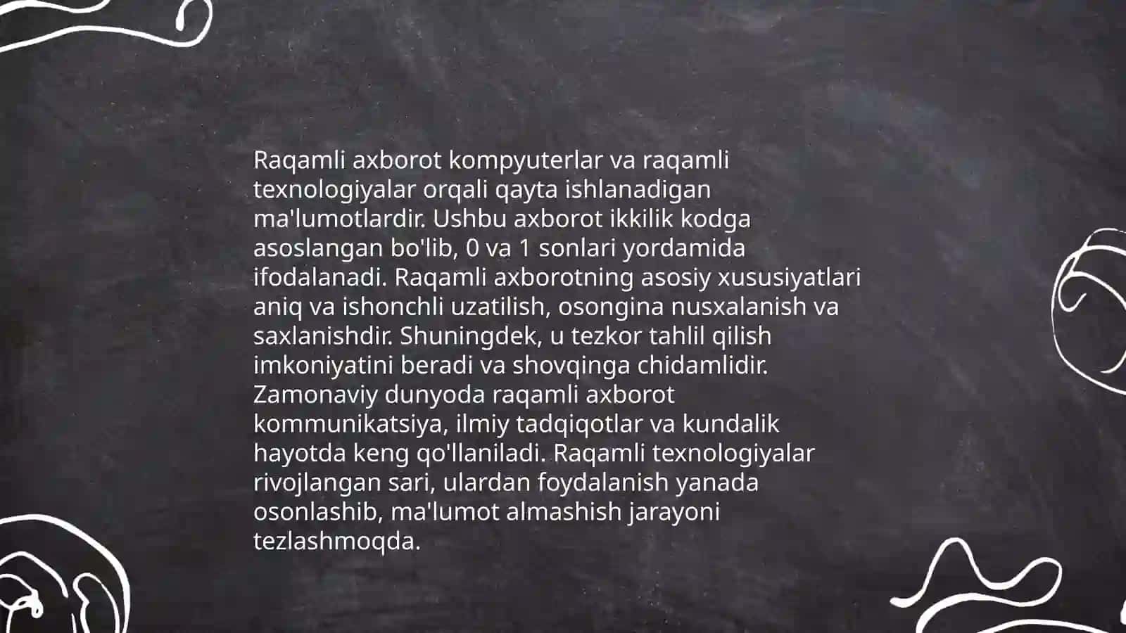 Axborot turlari va ishonchliligi 4