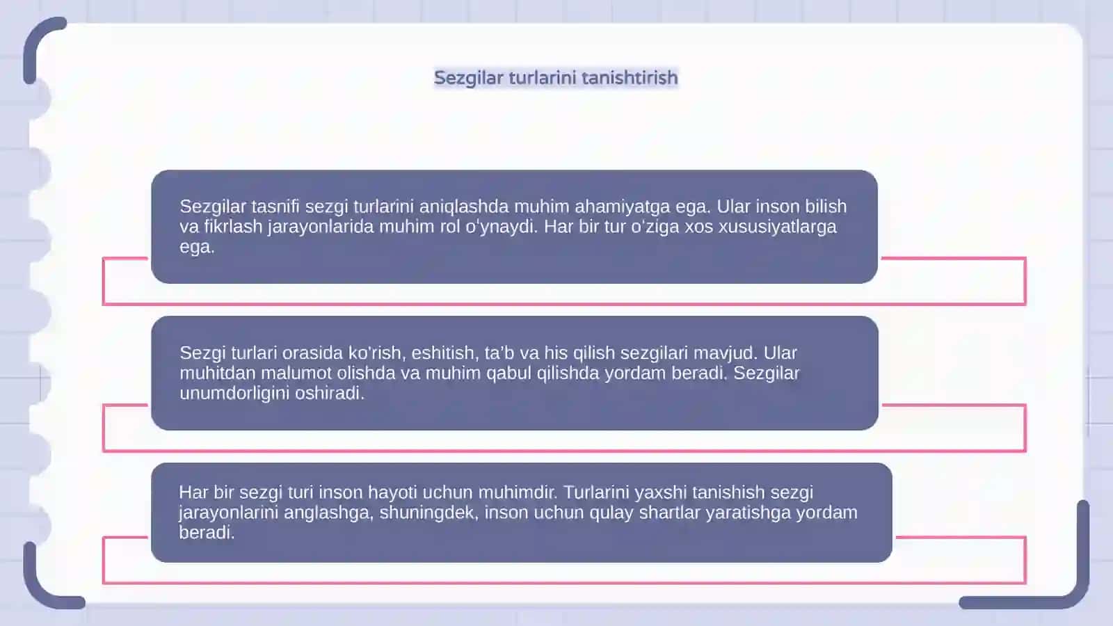 Sezgilar tasnifi 4