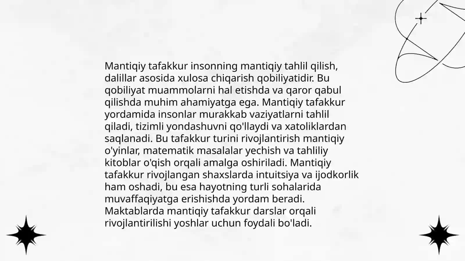 Aqliy tarbiya 4