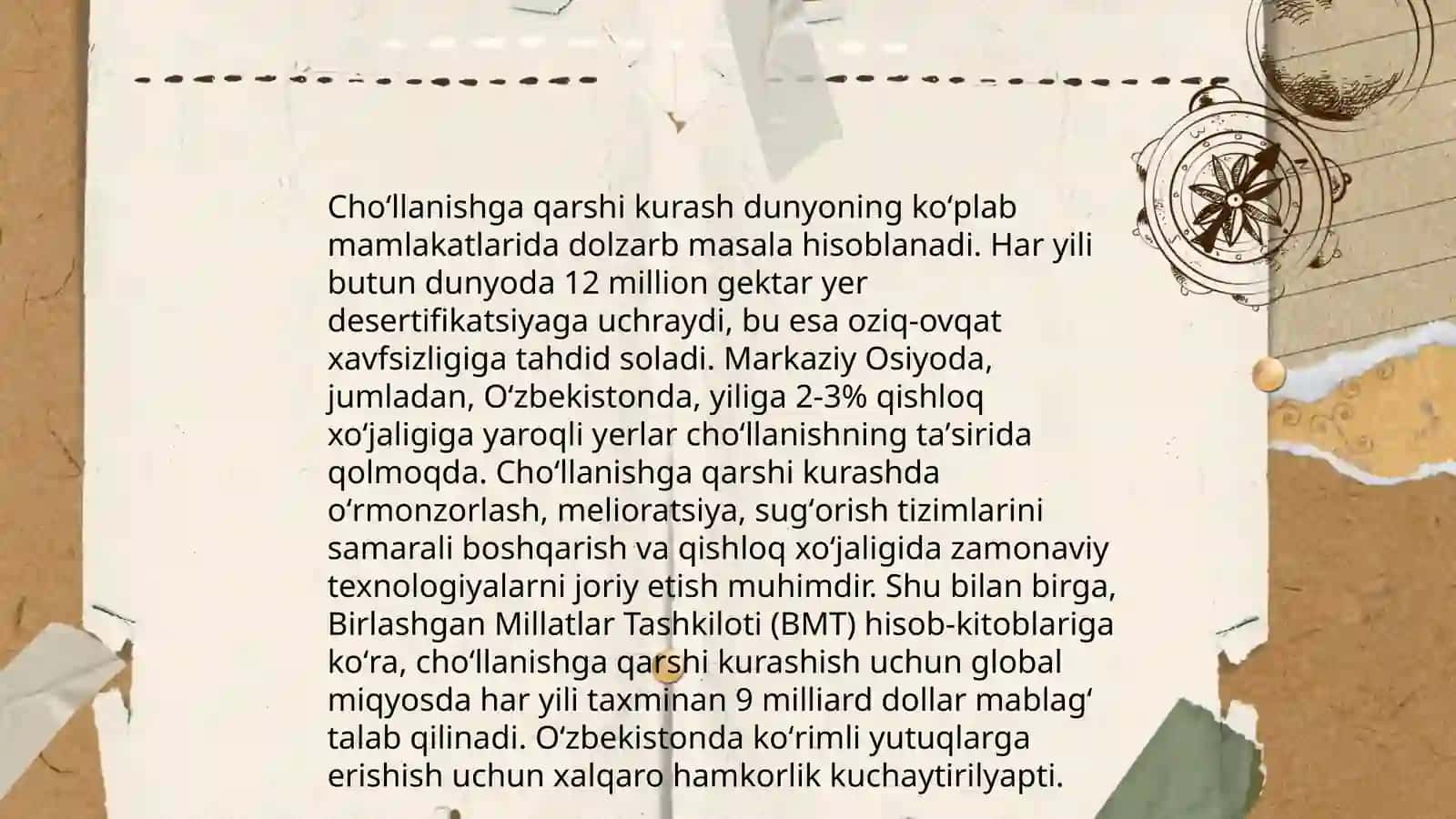 Orol dengizi va ekologik muammolar 4