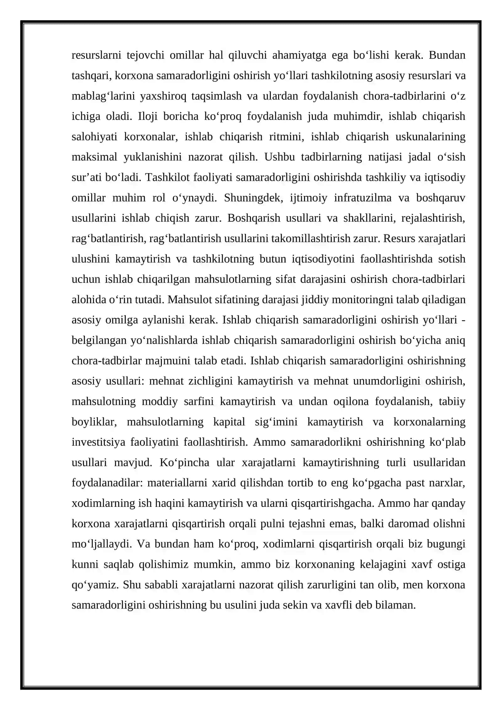 Korxonaning innovatsion faoliyati 4