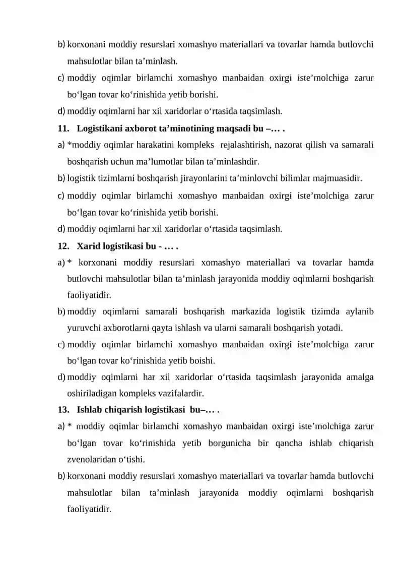 Transport logistikasi 4