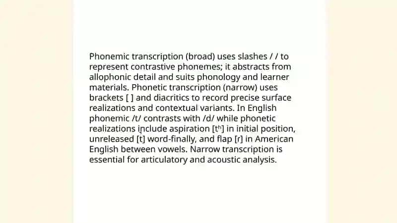 Phonetic transcription in english 4