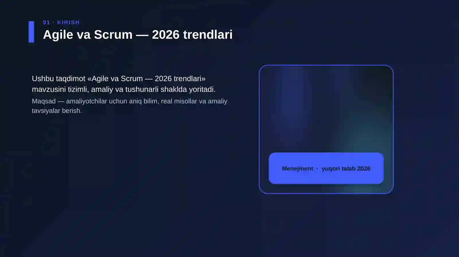 Agile va Scrum — 2026 trendlari 4