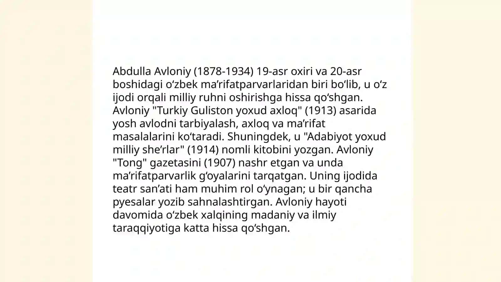Abdulla Avloniyning 4