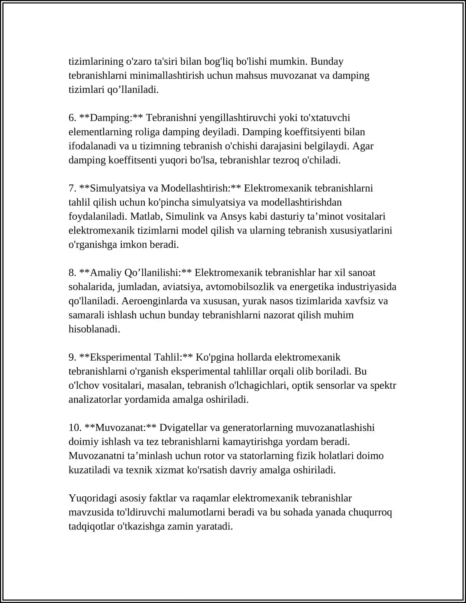 Elektromexanik tebranishlar 4