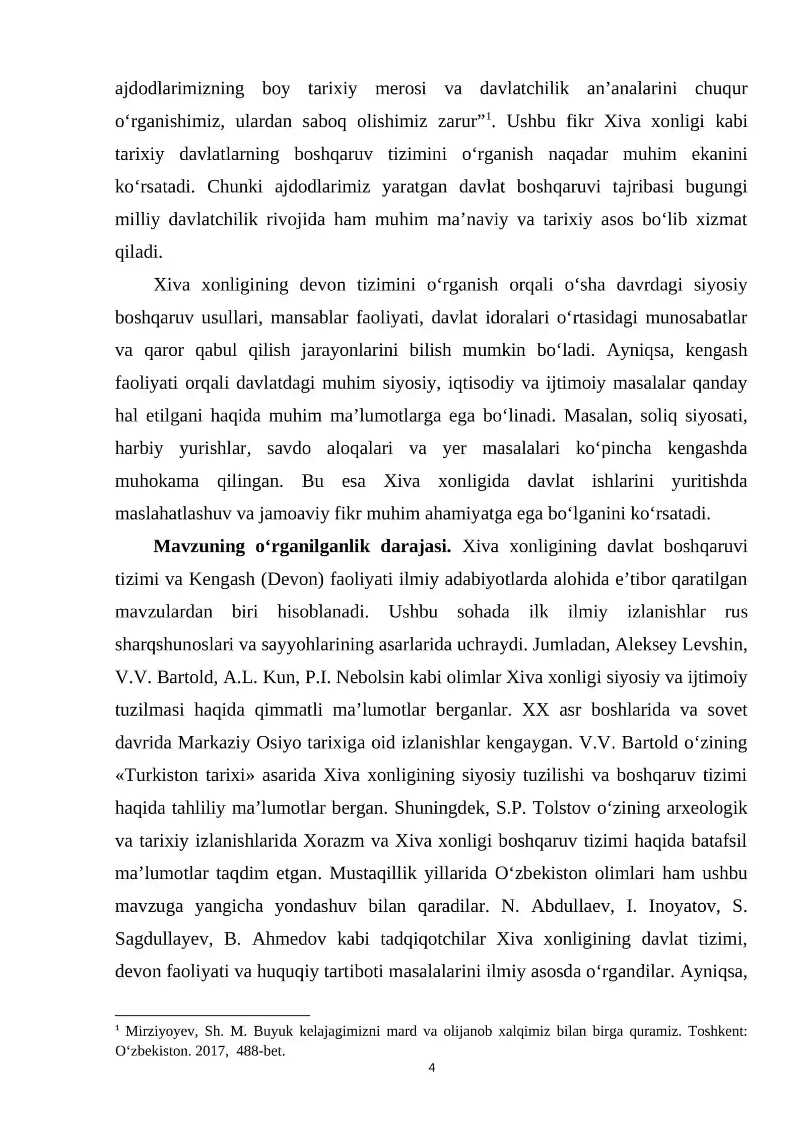 Xiva xonligida davlat boshqaruv tizimi va Kengash (Devon) faoliyati 4