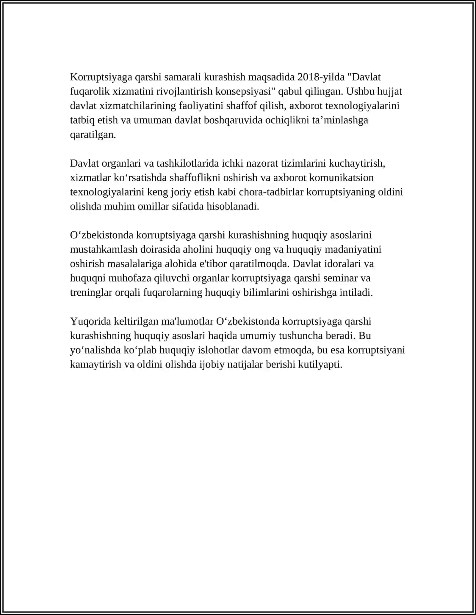 KARUPSIYAGA QARSHI KURASH USULARI 4