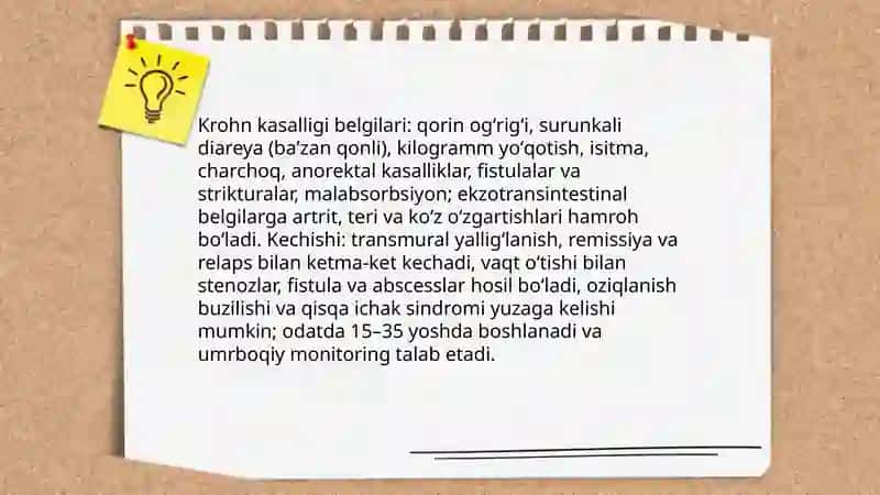 Xronik yalligʻlanishli ichak kasalliklari 4