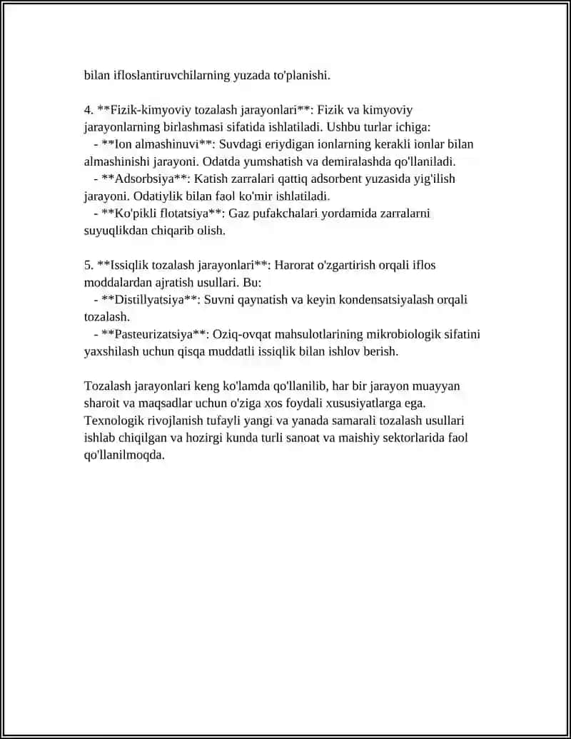 TOZALASH TURLARI VA TASNIFI 4
