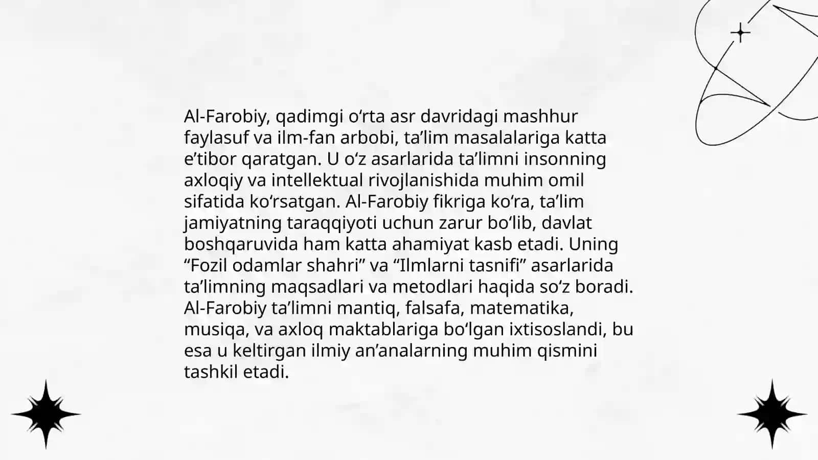 Sharq mutafakkirlarining pedagogik qarashlari 4
