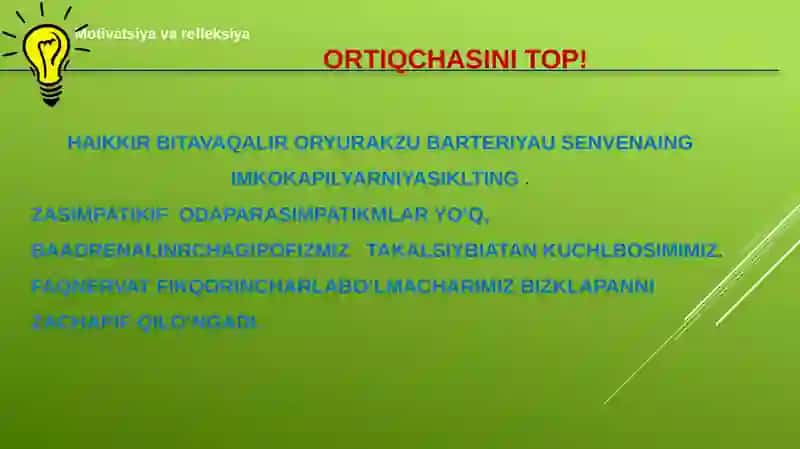 QQON TOMIRLARI.QON AYLANISH SISTEMASI 4