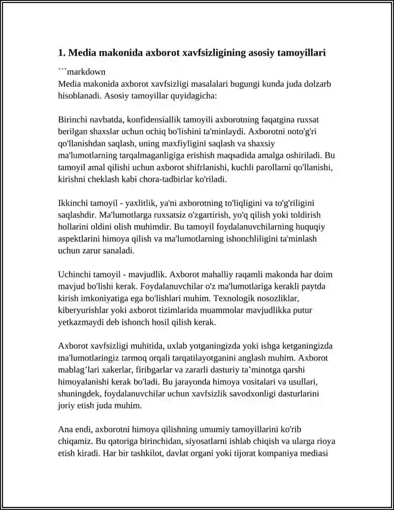 MEDIA MAKONIDA AHBAROT HAVFSIZLIGI 4