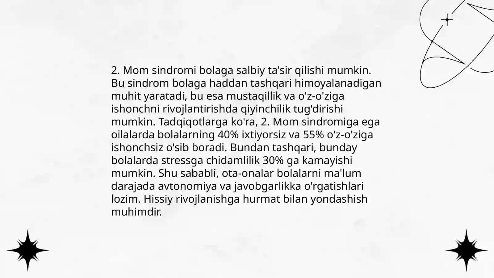 Adabiy jarayonda mom sindromi 4