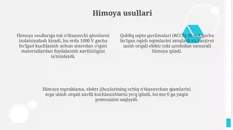 Elektr xavfsizligi asoslari 4