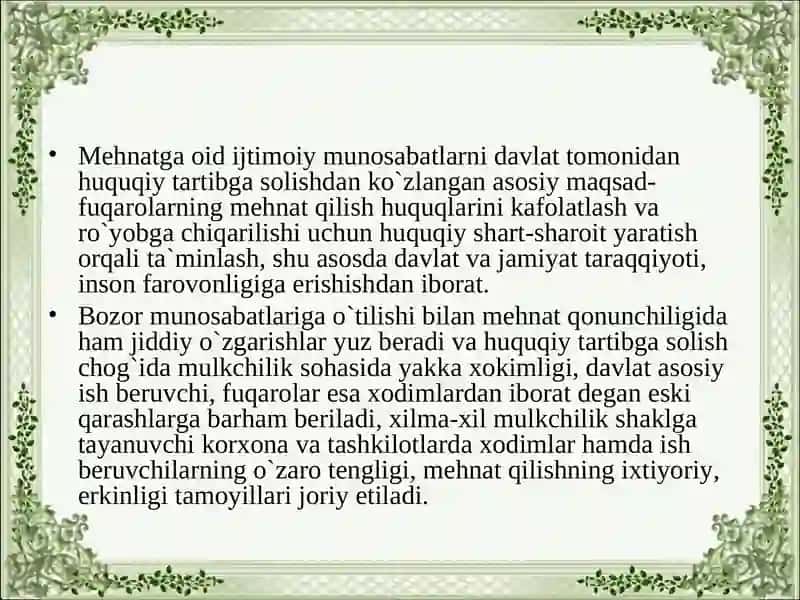 Mehnat huquqi 4