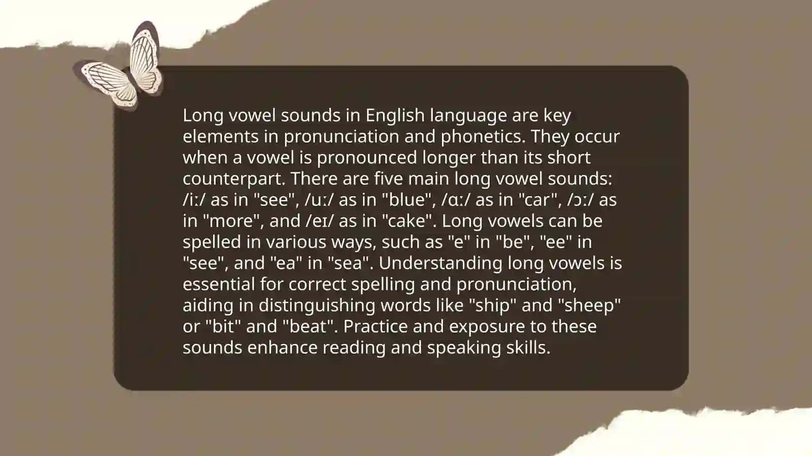 Short vowel sounds in English 4