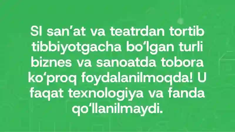 Sun’iy idrok turli kasblar va sohalarda 4