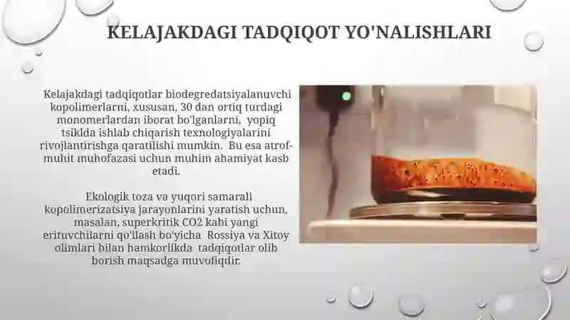 Kondensatlanish kopolimerizatsiyasi mexanizmi 4