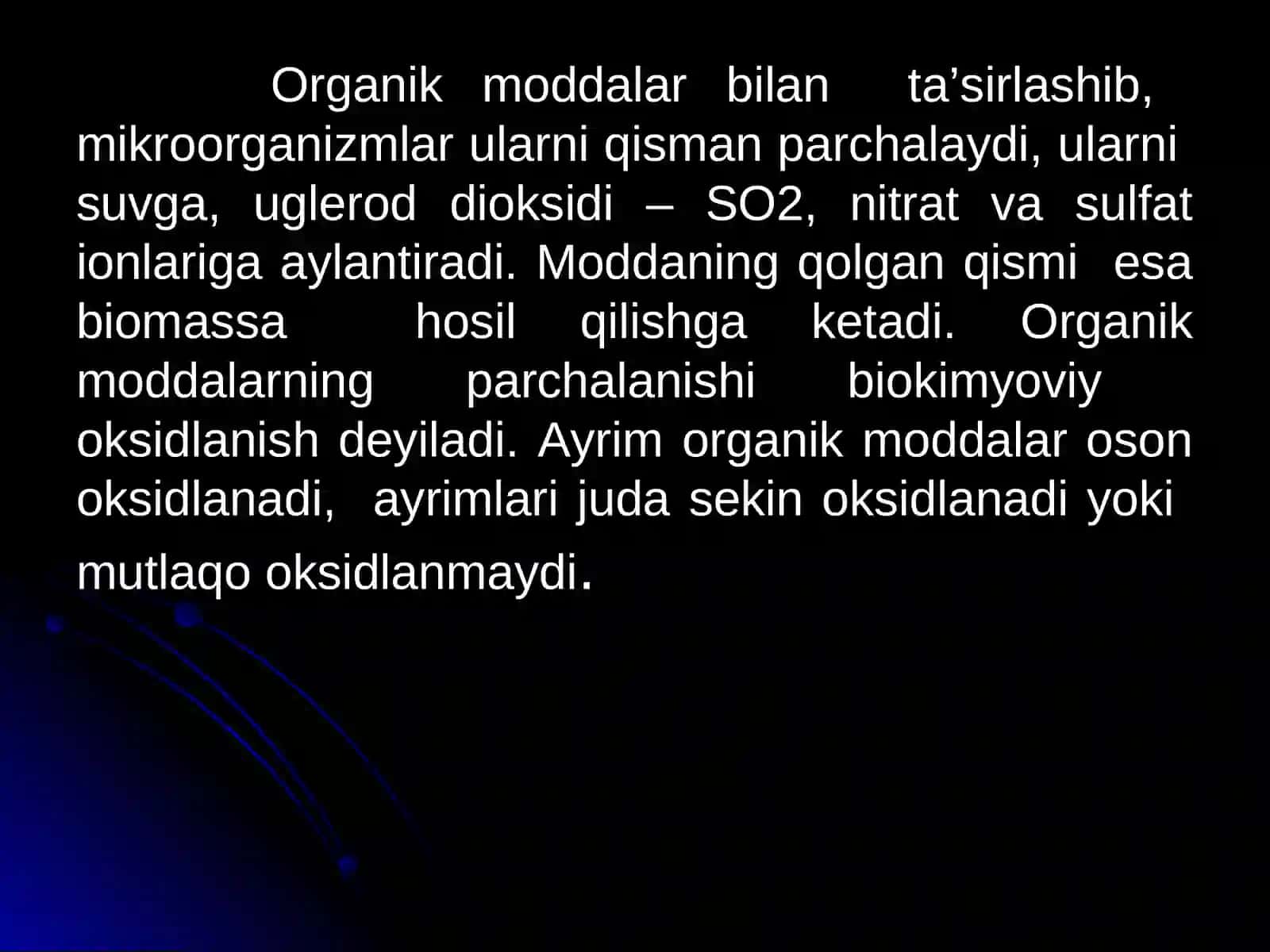 Biologik tozalash usullari 4