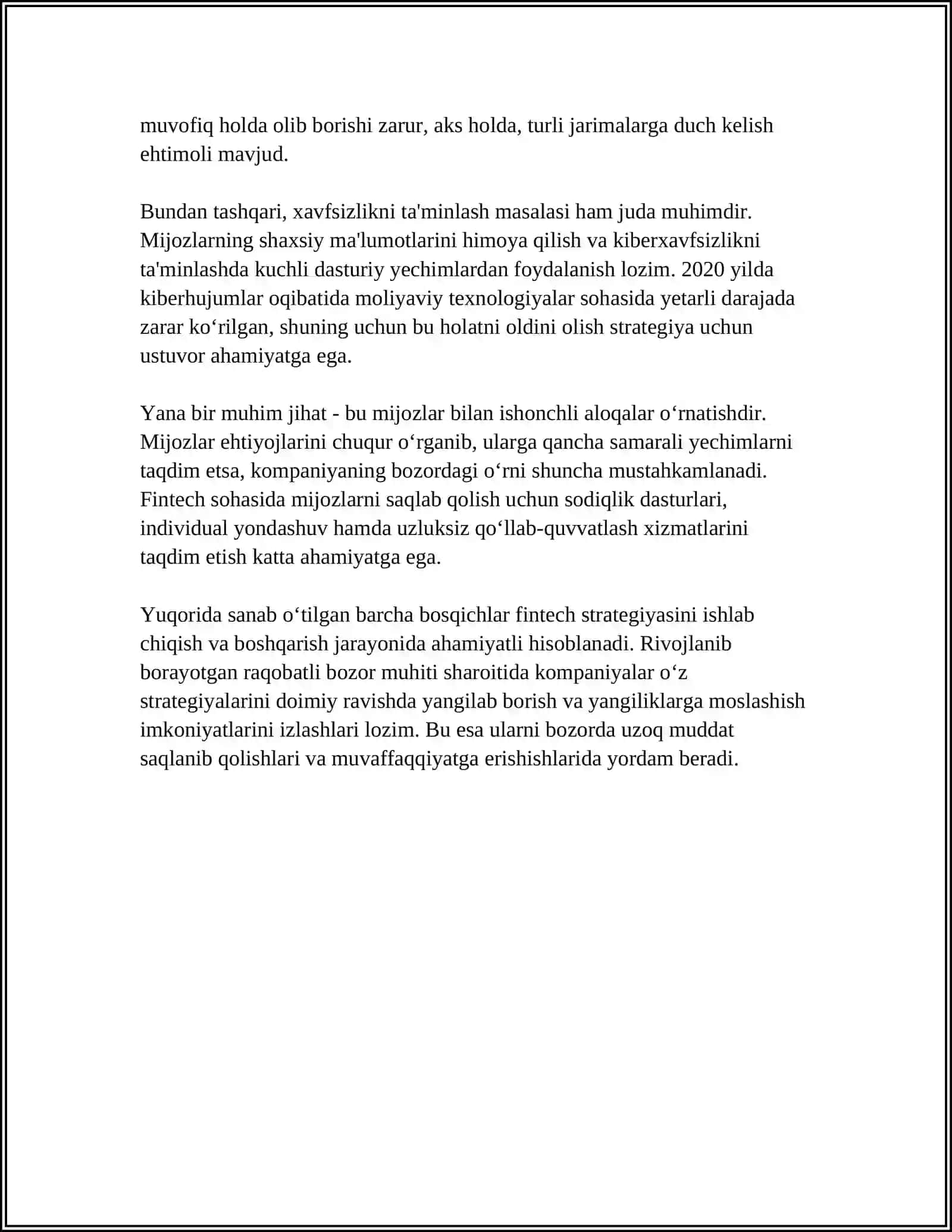 "MOLIYAVIY TEXNOLOGIYANI BOSHQARISH" 4