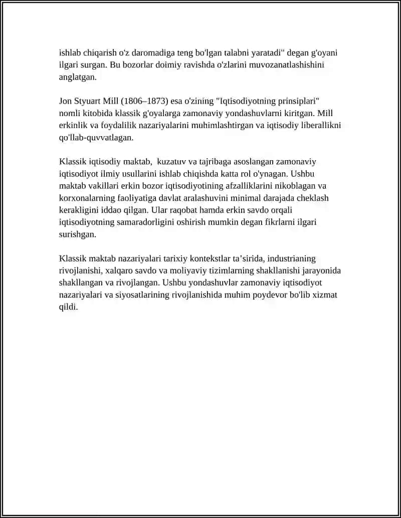 KLASSIK IQTISODIY MAKTAB 4