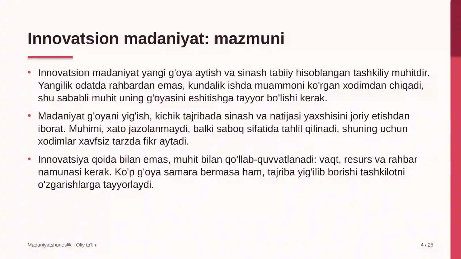 Ijod maktablarida innovatsion madaniyat 4