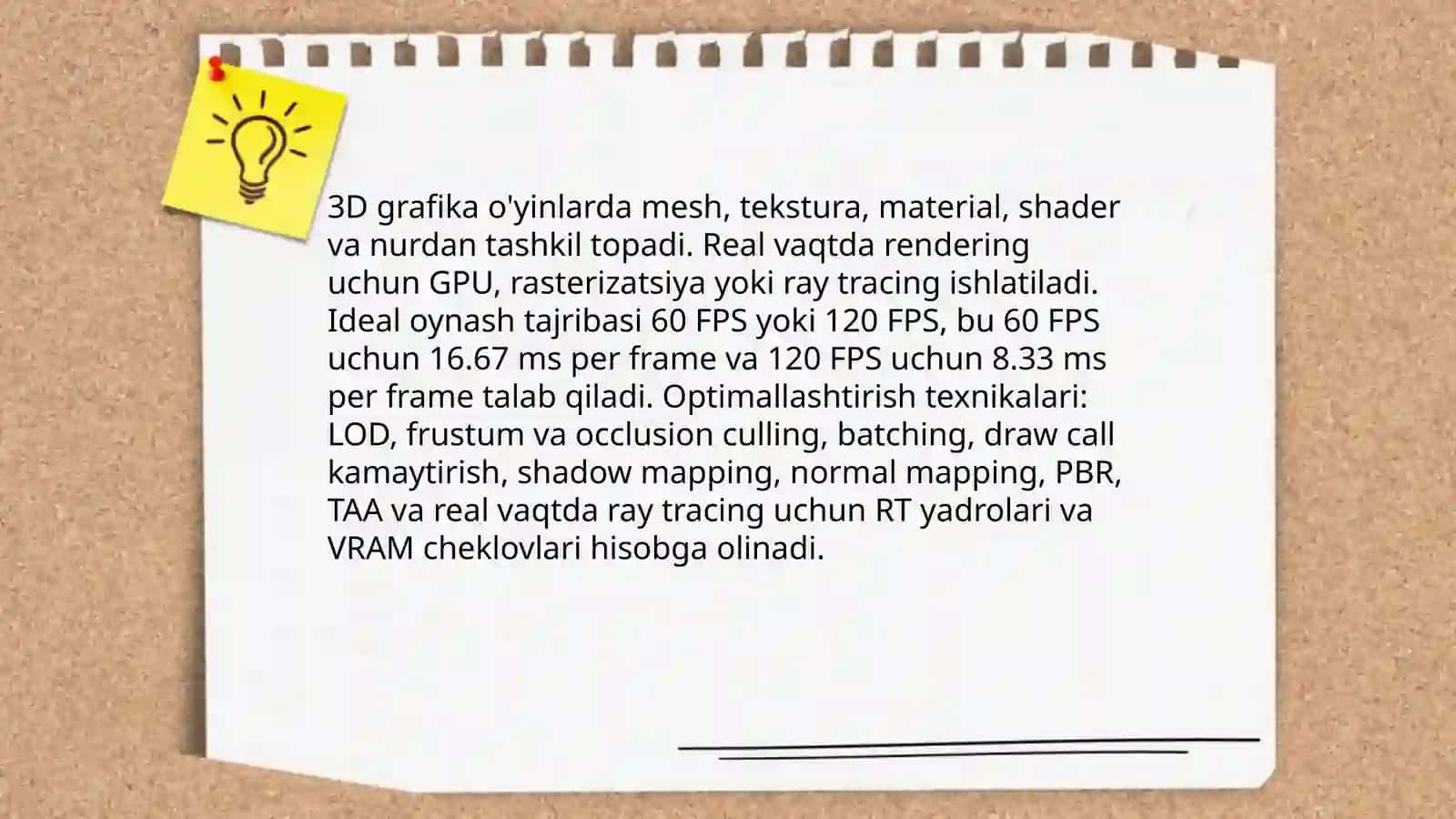 Oʻyin texnologiyalari 4