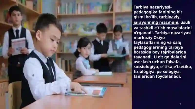 PEDAGOGIK FAOLIYATDA TARBIYA TURLARI VA USULLARIDAN FOYDALANISH IMKONIYATLARI 4