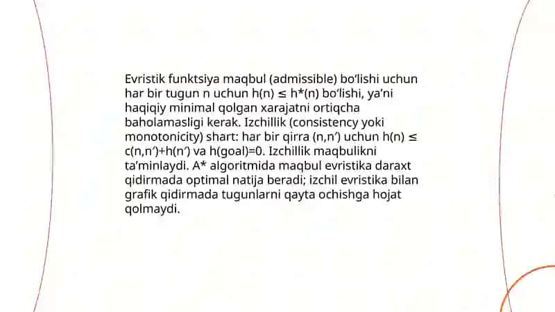 Evristik qidirish va oʻyinlar nazariyasi 4