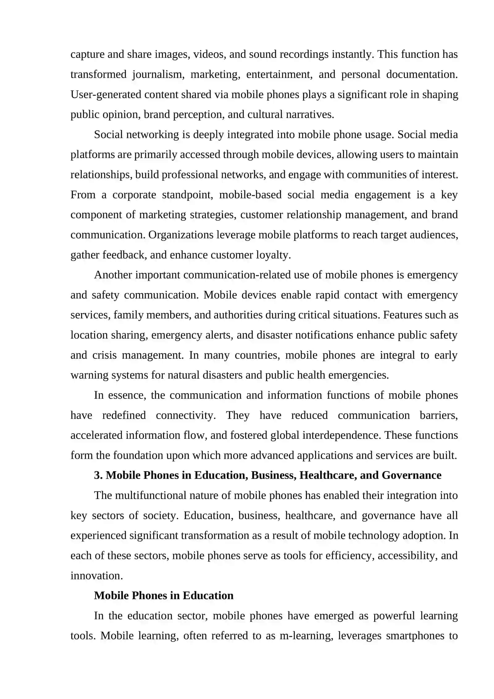 Mobile Phones and Their Uses 4